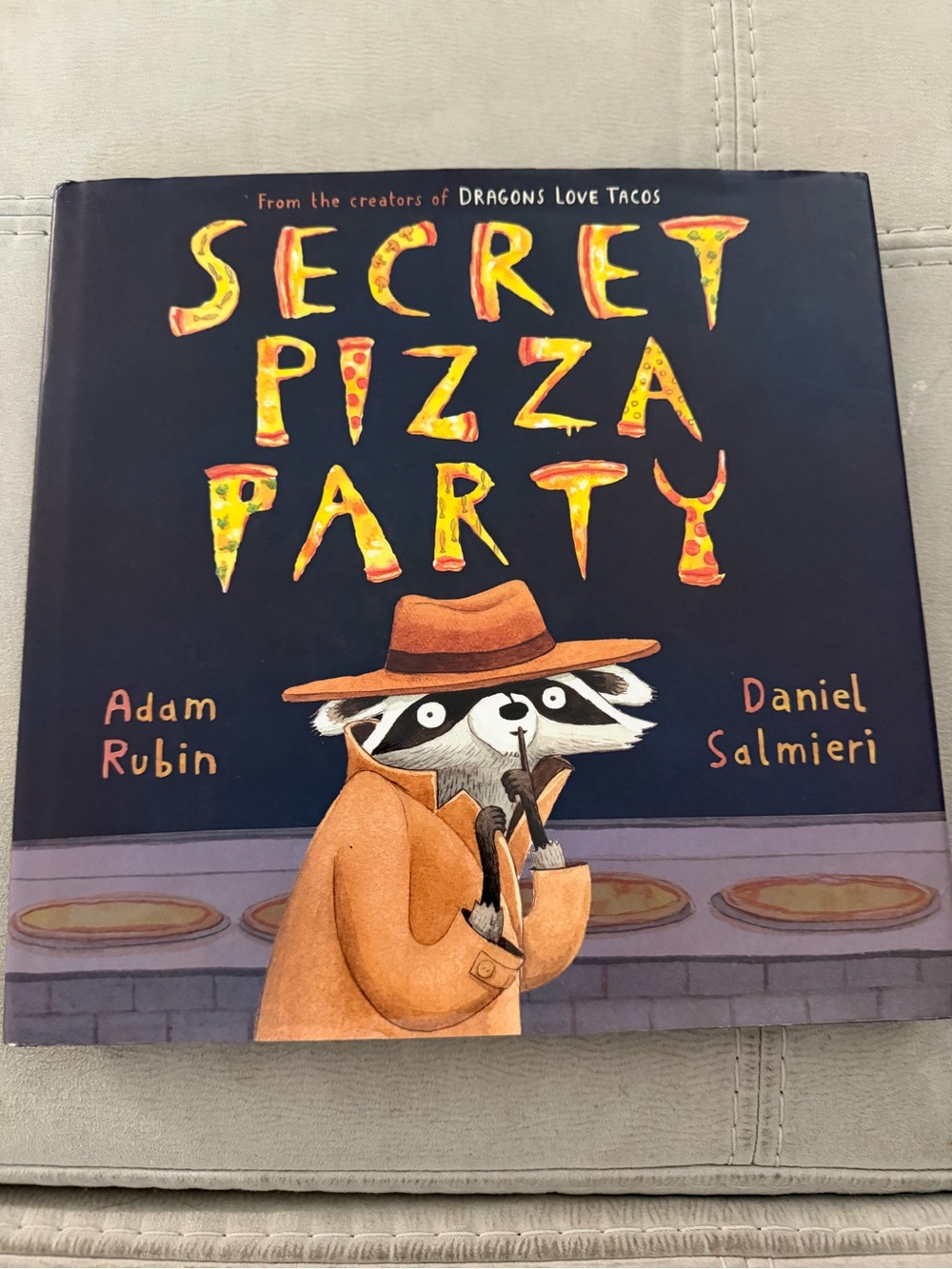 Secret Pizza Party Children's Book - Navy Cover